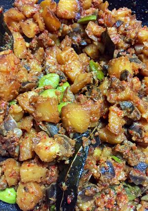 Foto resep Sambal goreng Mertua (santan)