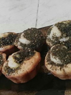 صورة لوصفة كيكة الزعتر