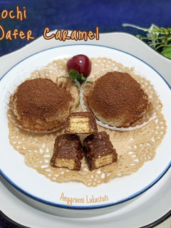 Foto resep Mochi wafer caramel (Tanpa Tepung Ketan)