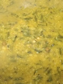 عکسی از دستور آش سبزی شیرازی