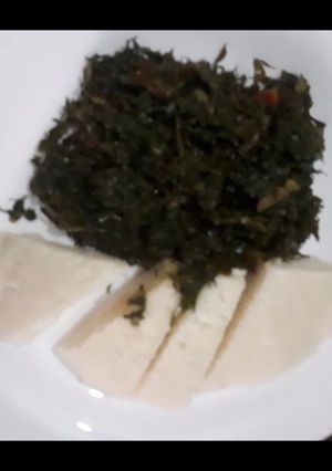 A picture of Ugali sukuma.