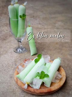 Foto resep Es lilin melon