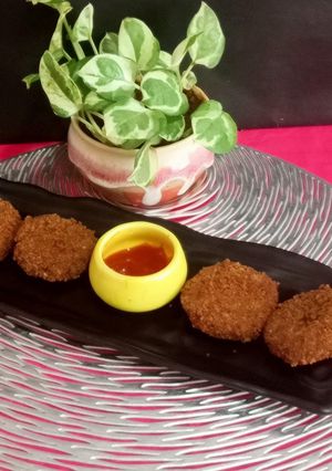A picture of Crispy Egg Patties.