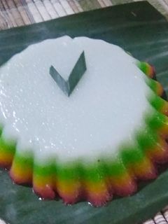 Foto resep Lapis beras rainbow