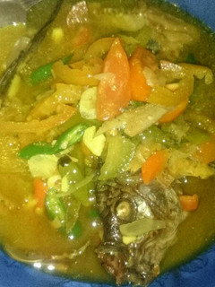 Foto resep Ikan asin kuah kuning