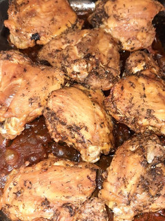 Una foto de Pollo a las finas hierbas