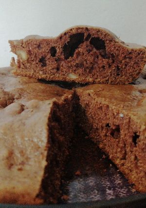 Una foto de Torta de chocolate y nuez