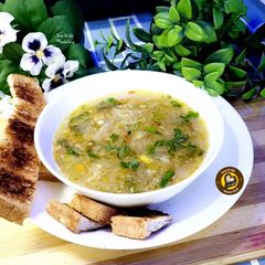 A picture of Mix Veg Clear Soup With Homemade Vegetable Stock.