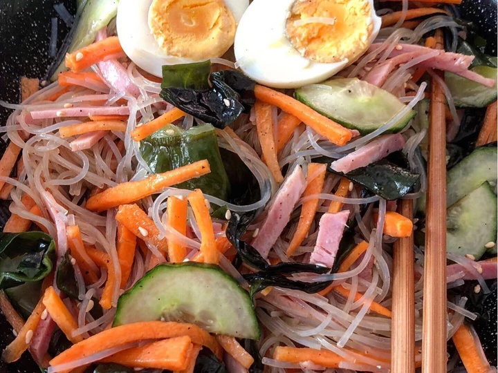 Simple Way Make Recipe Harusame Salad - Japanese Glass Noodle Salad that is Really Delicious, Addictive}