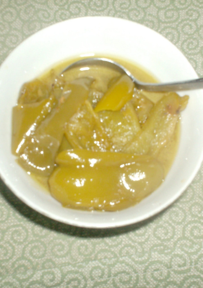 Una foto de Ensalada de pimientos verdes