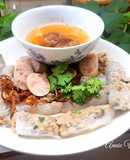 Bánh cuốn làm từ bánh tráng