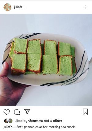 Foto resep Bolu Pandan Simple enak