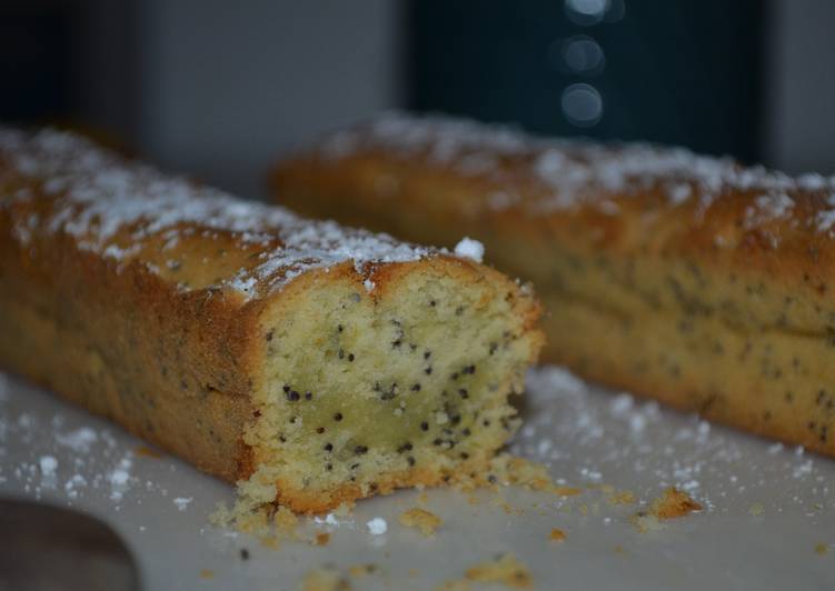 Cake citron-pavot