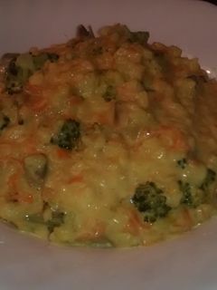 Una foto de Risotto de verduras