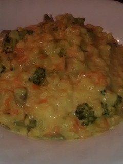 Una foto de Risotto de verduras