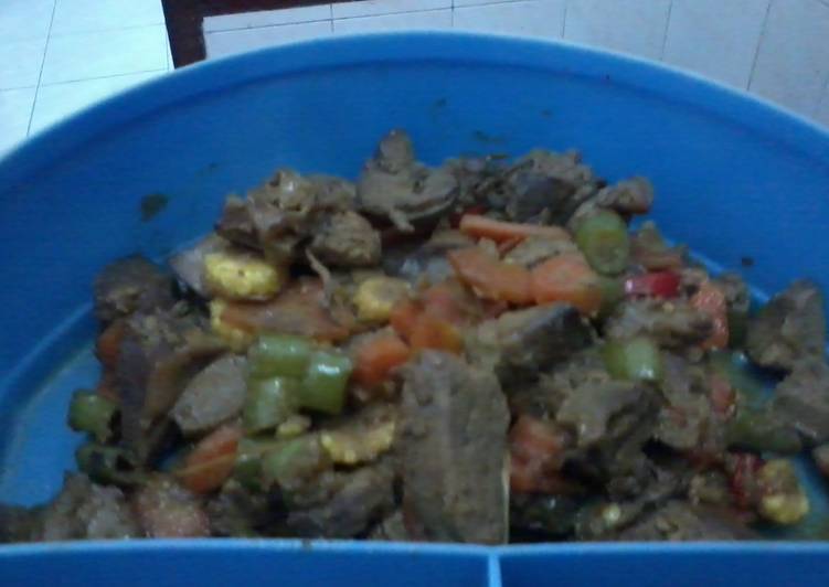 Resep Tumis Ati Ampele peningkat tekanan darah Lezat