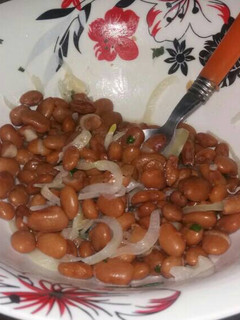 Una foto de Ensalada de porotos