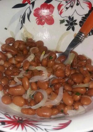 Una foto de Ensalada de porotos
