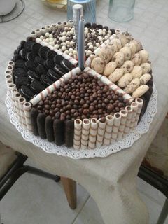 Una foto de Torta para cumpleaños super fácil!!!