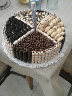 Una foto de Torta para cumpleaños super fácil!!!