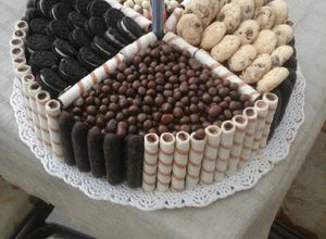 Una foto de Torta para cumpleaños super fácil!!!
