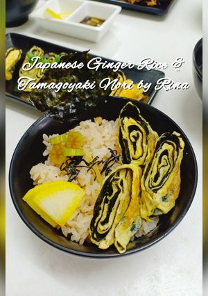 Gambar Japanese Ginger Rice & Tamagoyaki Nori by Rina