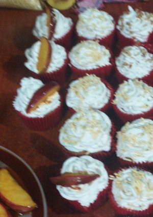 Una foto de Muffins de manzana y canela