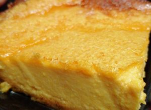 Una foto de Flan de zapallo