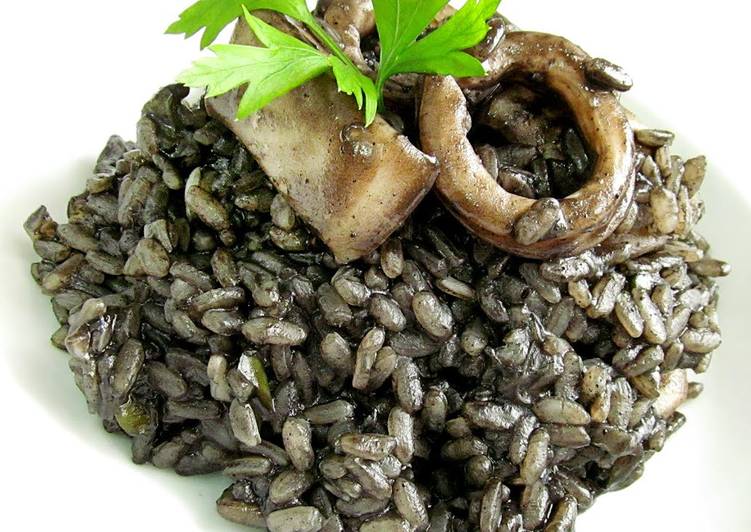 Arroz negro cremoso Thermomix