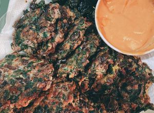 Hình của món Chả thịt lá lốt.