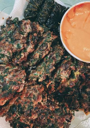 Hình của món Chả thịt lá lốt.