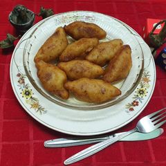 A picture of Sweet Potato and Moong Dal Pithe.