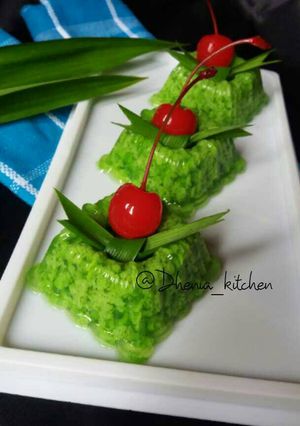 Foto resep Puding lumut pandan 🍃