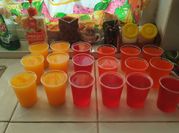 Una foto de gelatina de agua
