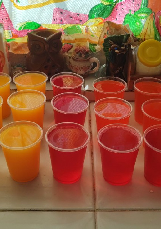 Una foto de Gelatina de agua