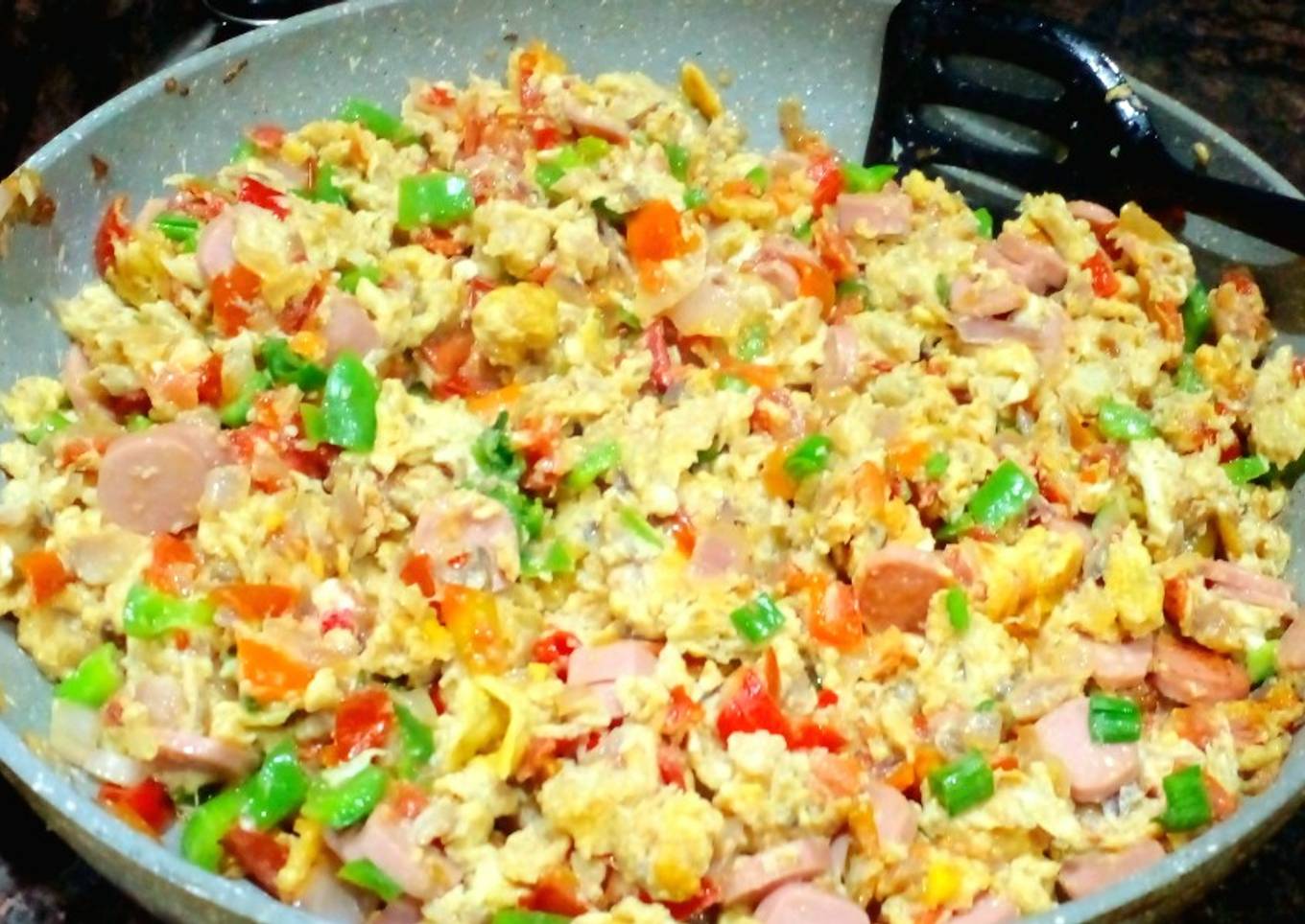 Sausage Veggie Scrambled Egg