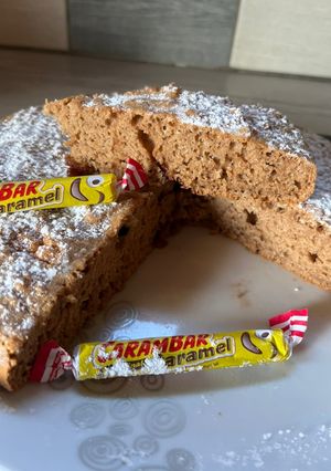 Une photo de Gâteau moelleux aux carambar