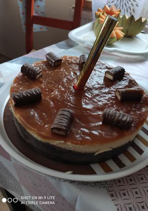 Karamellás sajtkrém torta recept fotója