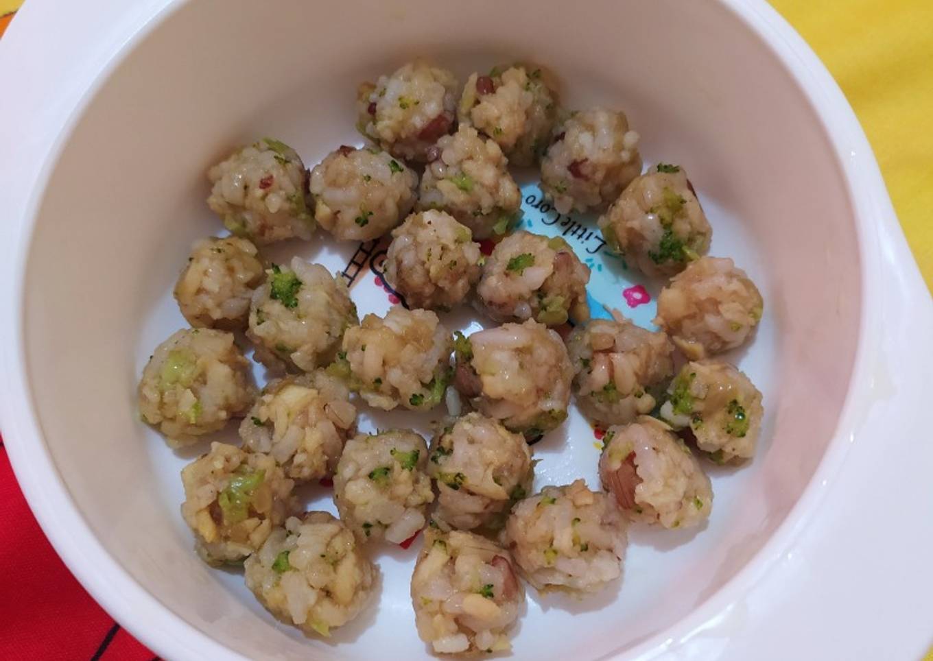MPASI Bola nasi goreng anti GTM