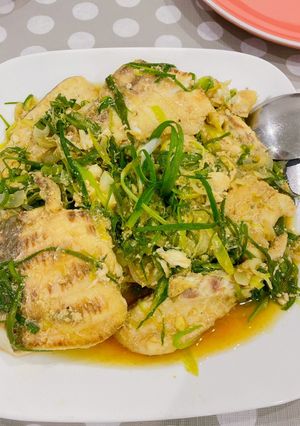 A picture of Steam barramundi fillets.
