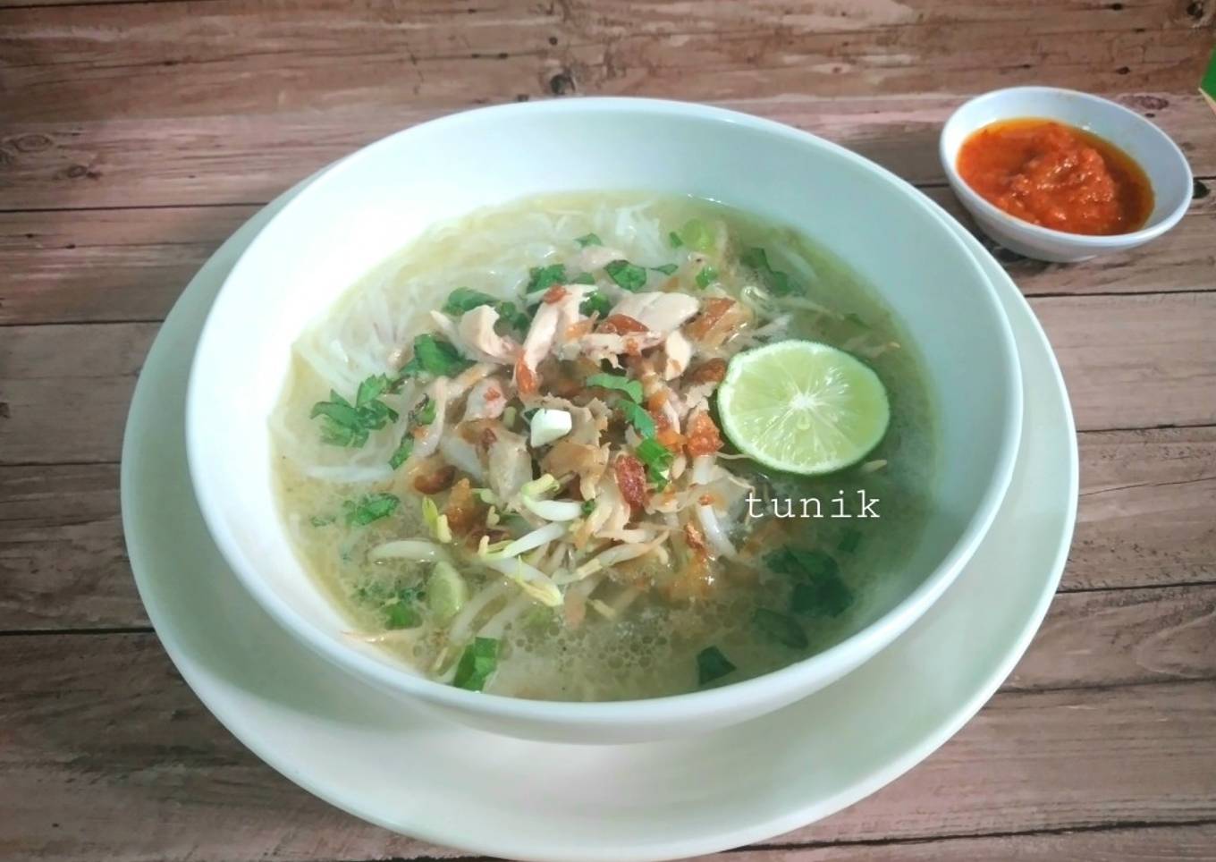 Soto Ayam Semarang /Kuah Bening