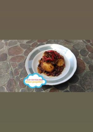 Foto resep 79. Teri-telur-kacang pedas manis