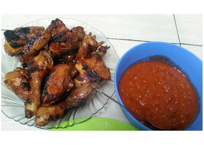 Ayam bakar pedas manis gurih