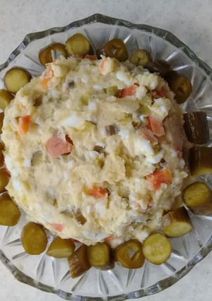 عکسی از دستور سالاد الویه