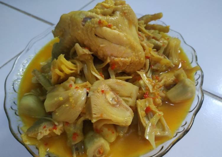 Resep Sayur Nangka Campur Ceker Ayam / Resep Lontong Sayur Gulai Nangka