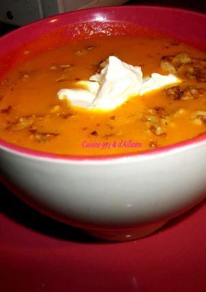 Une photo de Soupe de Potimarron aux Éclats de Noix