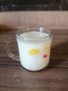 صورة لوصفة لبن بقري
