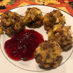 A picture of Stuffing Bites.