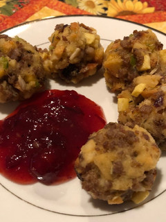 A picture of Stuffing Bites.