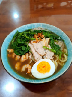 A picture of Childhood prawn noodles.